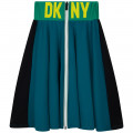 Jupe zippée multicolore DKNY pour FILLE