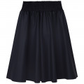 Zip-up coated canvas skirt DKNY for GIRL