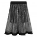 2-in-1 iridescent mesh skirt DKNY for GIRL