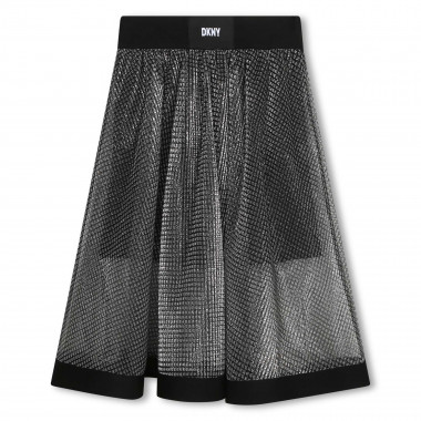 2-in-1 iridescent mesh skirt  for 