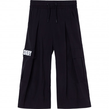 Pantalón ancho con logo marca DKNY para NIÑA