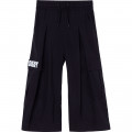 Pantalon large avec badge DKNY pour FILLE