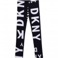 Leggings de algodón estampados DKNY para NIÑA