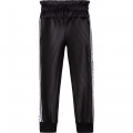 Pantalon élastique à rayures DKNY pour FILLE