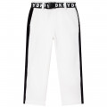 Pantalon carotte + ceinture DKNY pour FILLE