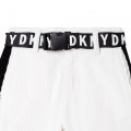 Belted carrot trousers DKNY for GIRL