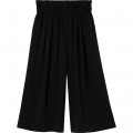 Wide-legged twill trousers DKNY for GIRL