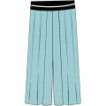 Cropped pleated trousers DKNY for GIRL
