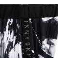 Pantalón corto plisado estampado DKNY para NIÑA