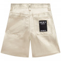 Long twill shorts DKNY for GIRL