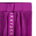 Pantalón corto plisado liso DKNY para NIÑA