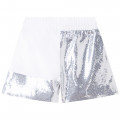 Pantalón corto de lentejuelas DKNY para NIÑA
