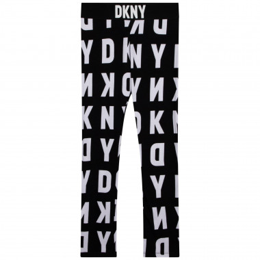 Leggings stampati in cotone DKNY Per BAMBINA