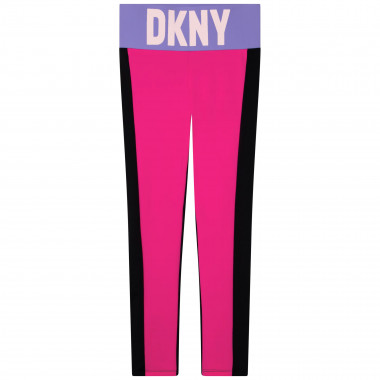 Leggings multicolores con logo DKNY para NIÑA