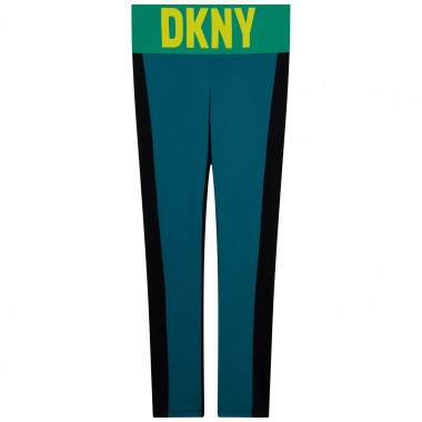 Leggings multicolore con logo DKNY Per BAMBINA