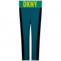 Legging multicolore avec logo DKNY pour FILLE