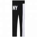 Legging met elastische taille DKNY Voor