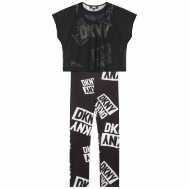 Conjunto de mono y camiseta DKNY para NIÑA