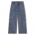 Cotton jeans DKNY for GIRL