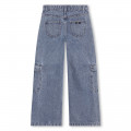 Cotton jeans DKNY for GIRL