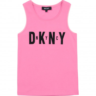 Camiseta con detalles de malla DKNY para NIÑA