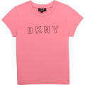 T-shirt in cotone bio DKNY Per BAMBINA