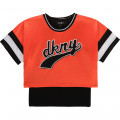T-SHIRT+FANTAISIE BLOES DKNY Voor
