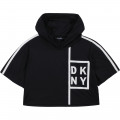 Blusa con cappuccio e fasce DKNY Per BAMBINA