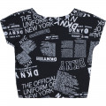 T-shirt en coton extensible DKNY pour FILLE