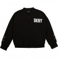 Cardigan avec denim DKNY pour FILLE