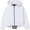 CARDIGAN A CAPUCHE DKNY pour FILLE
