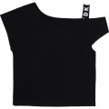 T-shirt spallina elasticizzata DKNY Per BAMBINA