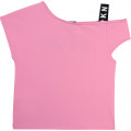 T-shirt à bretelle élastiquée DKNY pour FILLE