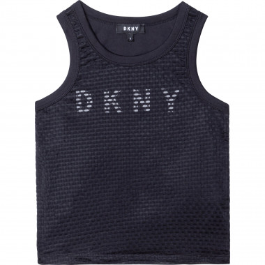 Débardeur avec logo DKNY pour FILLE