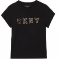 SHORT SLEEVES TEE-SHIRT DKNY for GIRL