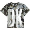 Printed cotton T-shirt DKNY for GIRL