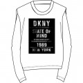 Cotton jersey T-shirt DKNY for GIRL
