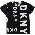 Printed cotton jersey T-shirt DKNY for GIRL