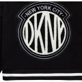 Cardigan à capuche zippé DKNY pour FILLE