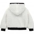 Hooded sherpa sweatshirt DKNY for GIRL
