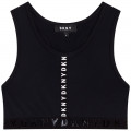 Tanktop met logo DKNY Voor