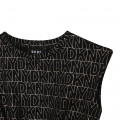 Camiseta de punto de algodón DKNY para NIÑA