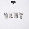 Cotton jersey T-shirt DKNY for GIRL
