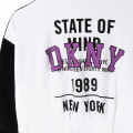 Cardigan a capuche DKNY pour FILLE