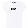 T-shirt avec logo DKNY pour FILLE