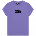 T-shirt con logo DKNY Per BAMBINA