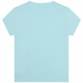 Short-sleeved cotton T-shirt DKNY for GIRL