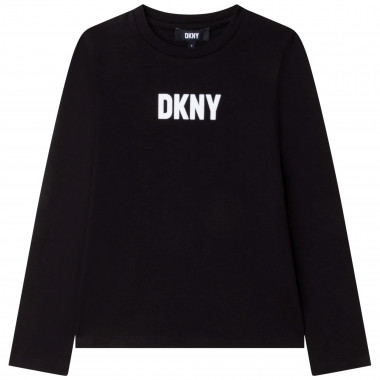 T-shirt con logo stampato DKNY Per BAMBINA