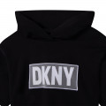 T-shirt met capuchon en logo DKNY Voor