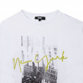 Camiseta holgada estampada DKNY para NIÑA